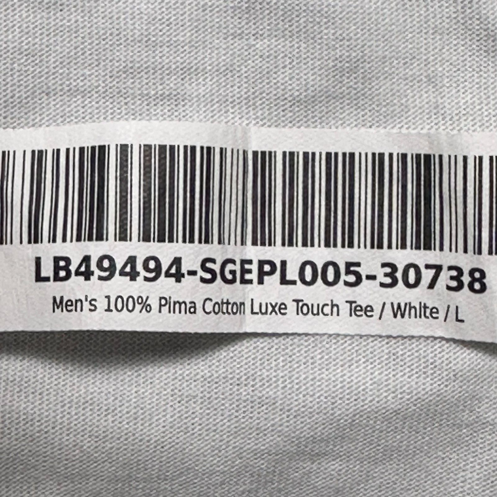 Quince Luxe Touch Tee Mens Size L White 100% Pima Cotton Crew Neck T-Shirt NWOT