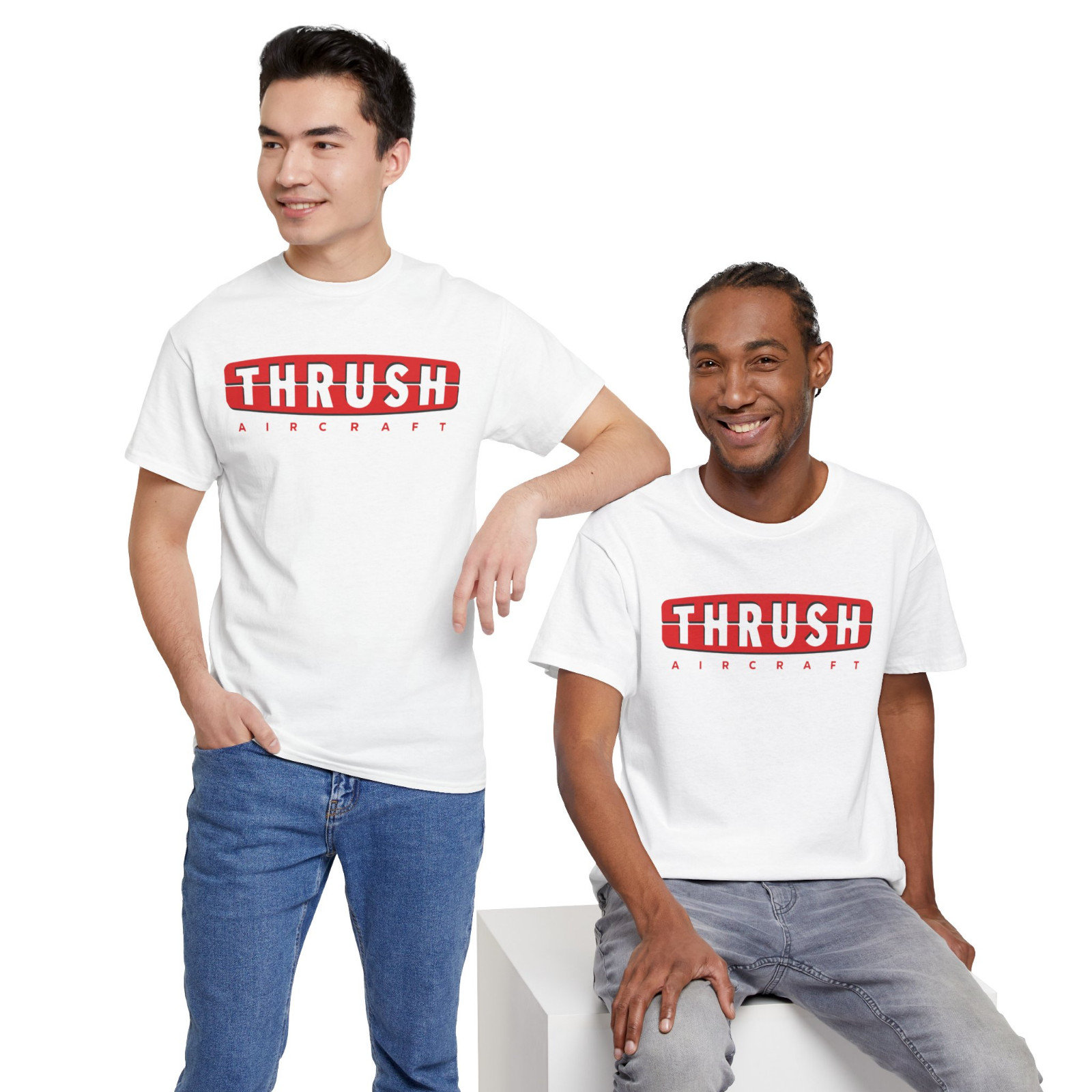 New Tee Shirt Thrush Aircraft Logo Men’s T-Shirt American T-Shirt