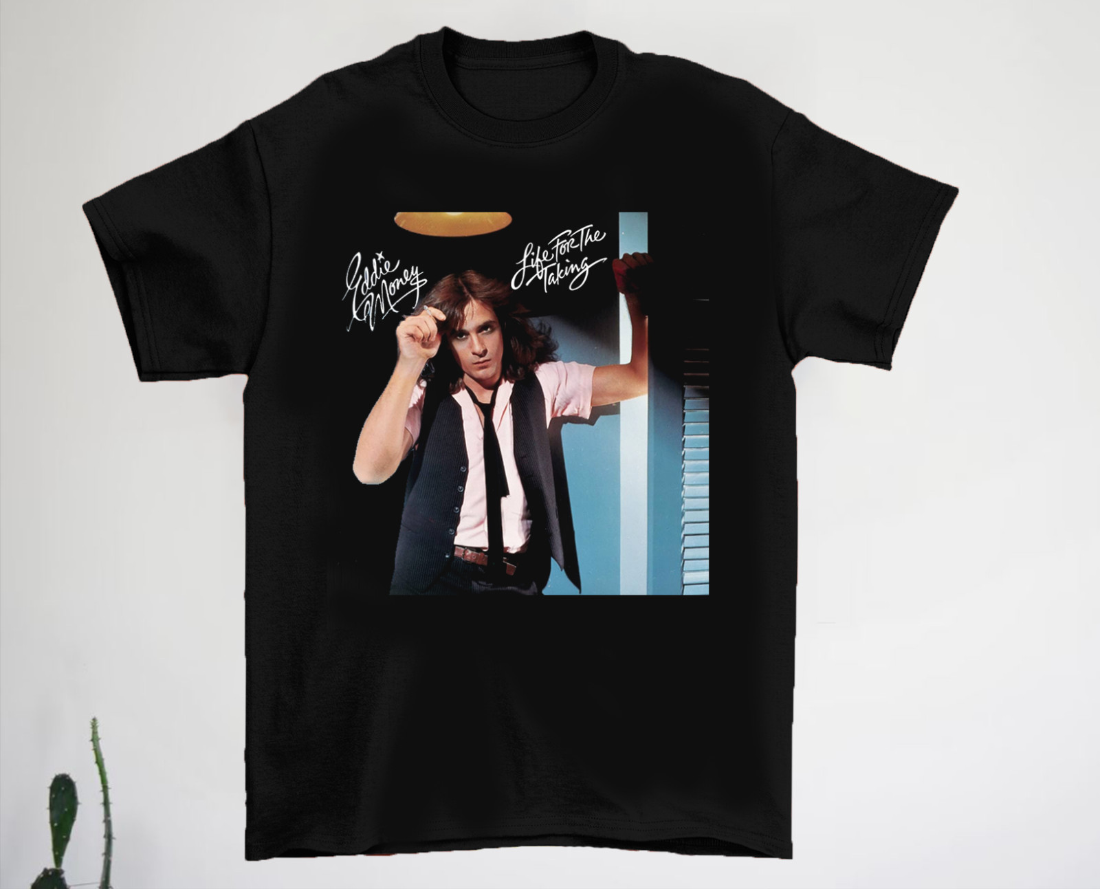 Eddie Money Life For The Taking Unisex Cotton T-Shirt ED224