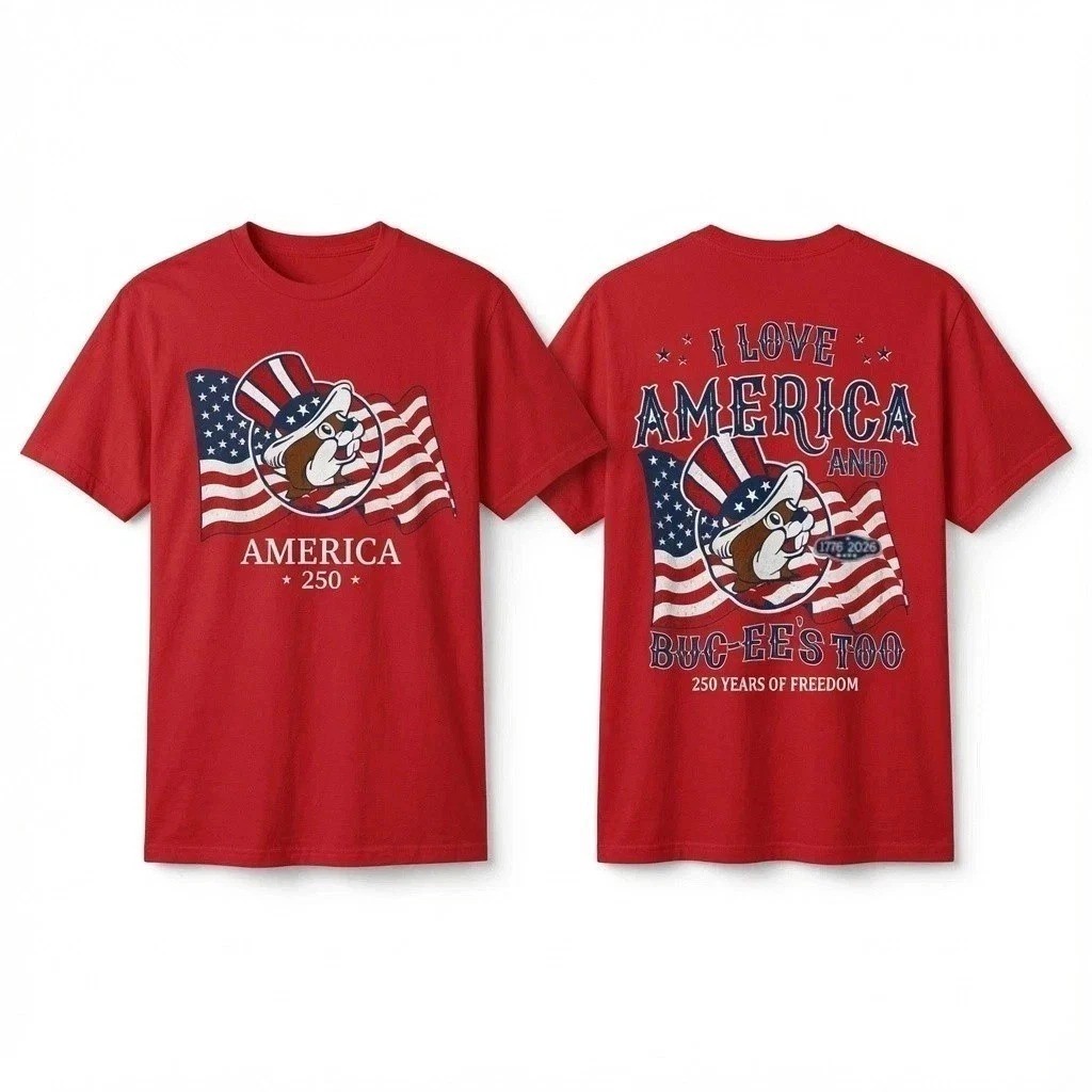 250th Anniversary America 4th of July 2026 Buc-ees T-Shirt