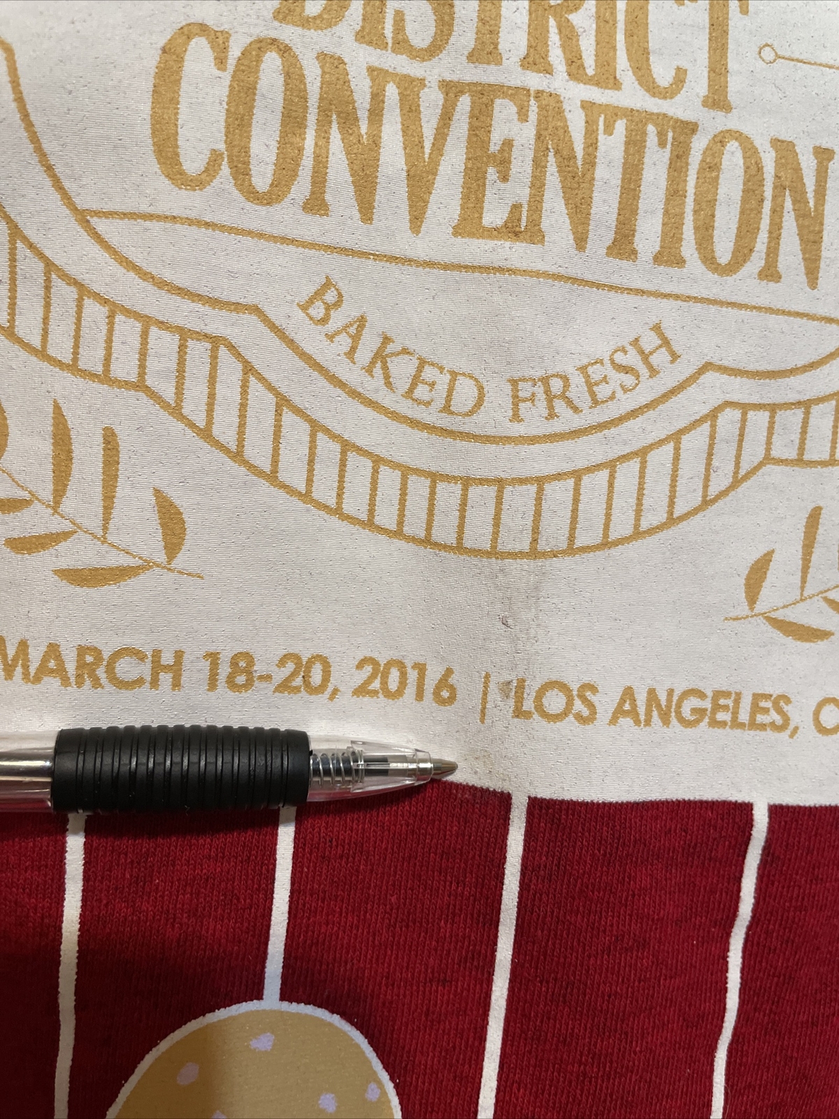 Men’s Service DISTRICT CONVENTION 2016 Los Angeles California Shirt Size 2XL