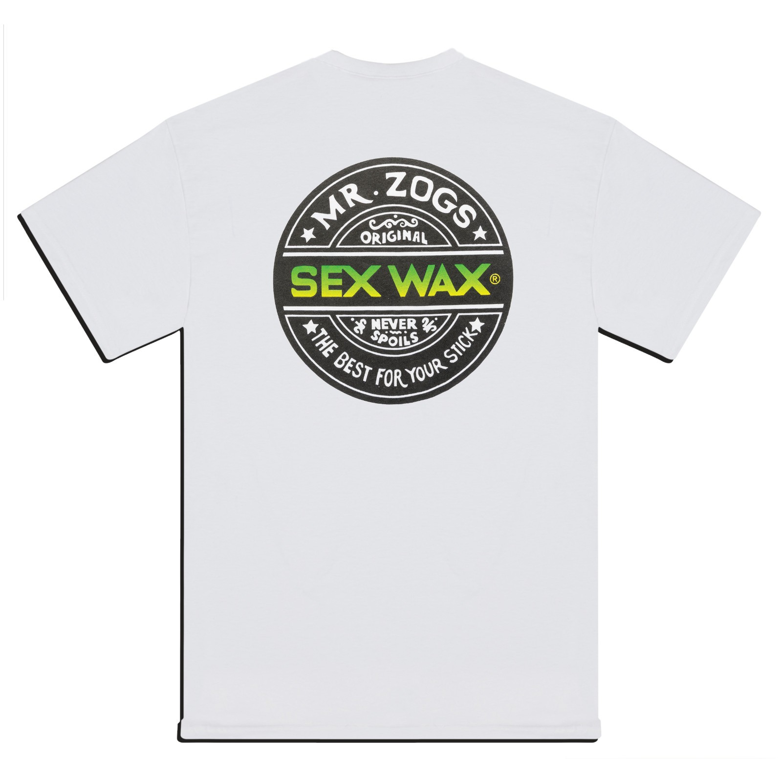 Sex Wax Greenie Short Sleeve Tee – Men’s – 2X-Large / White