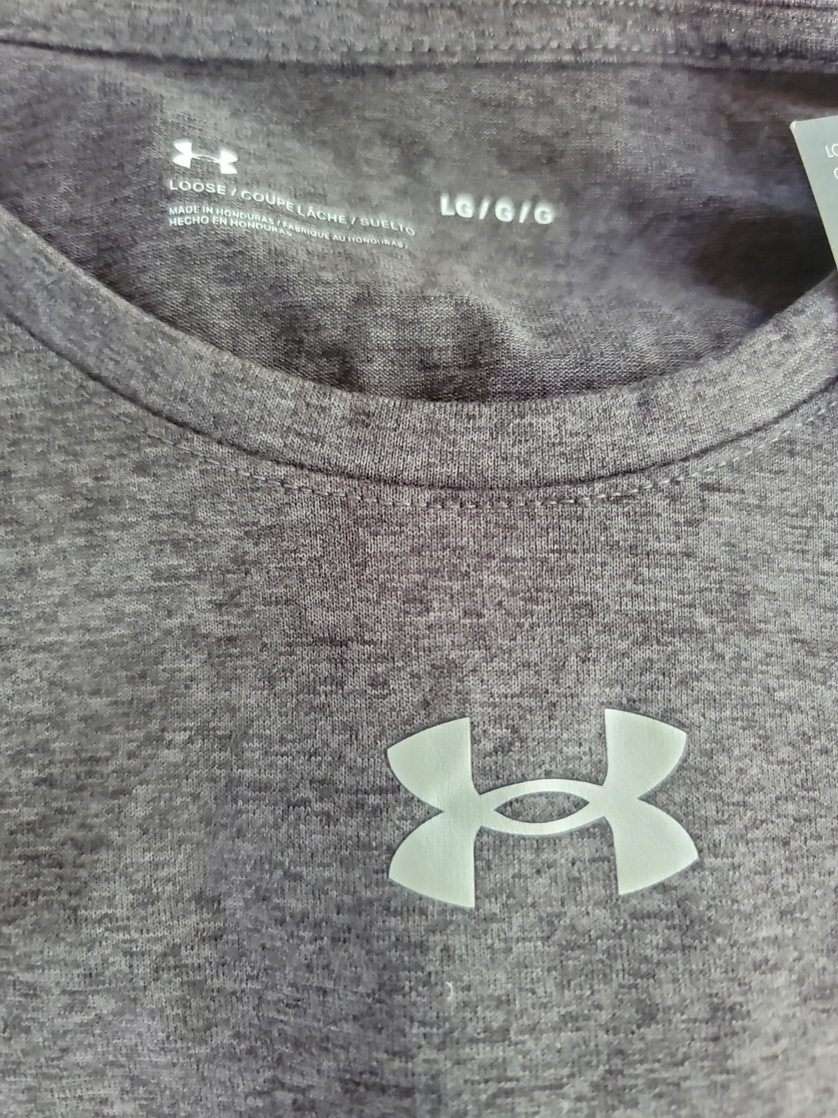 NWT DARK GRAY LARGE Under Armour Men’s Locker 2.0 Short Sleeve Athletic Tee