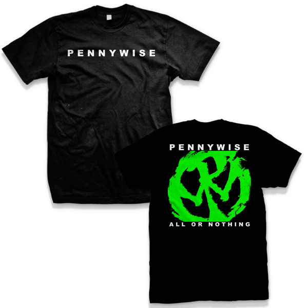 PENNYWISE ALL OR NOTHING ROCK BAND MUSIC ARTIST PUNK GOTH T TEE SHIRT S-3XL