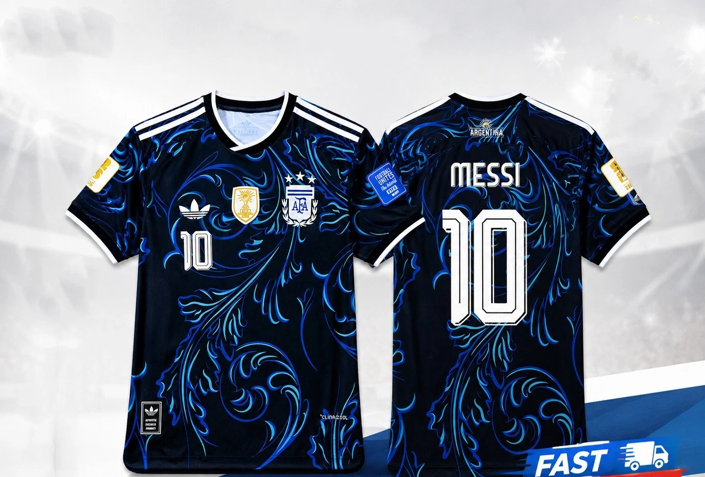 new Argentina Soccer Jersey Lionel Messi #10 Adult Unisex BGF2D3S