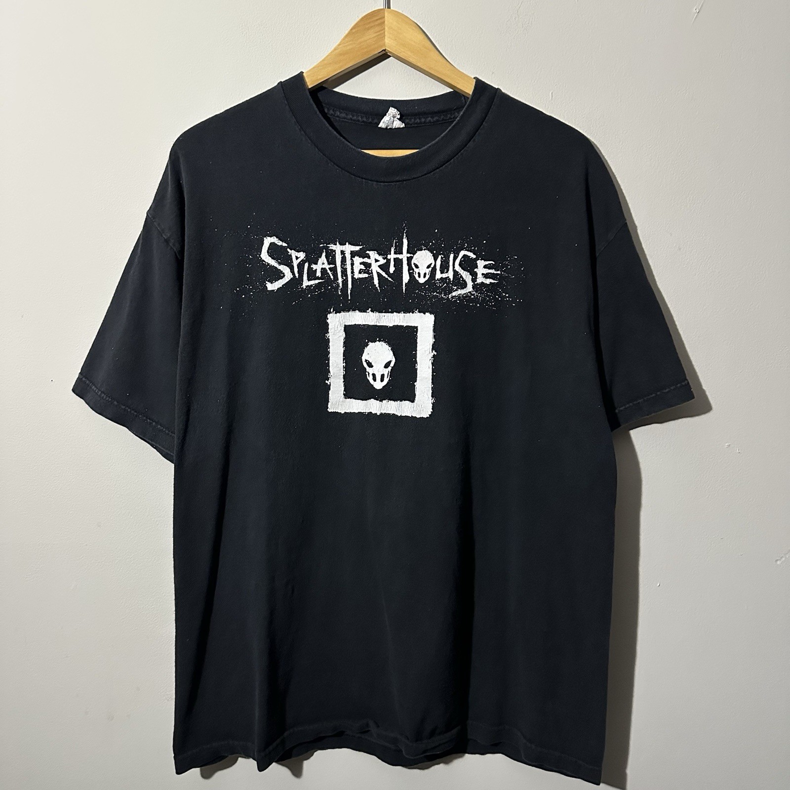 Vintage Y2K Splatterhouse T Shirt Size XL 2010 Horror Video Game Promo Namco