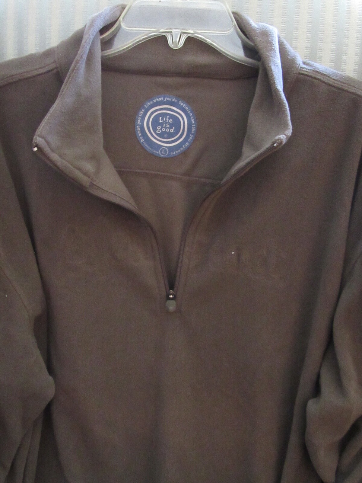 RARE..NWT..LIFE IS GOOD. SIMPLICITY HALF ZIP MICROFLEECE ..SO SOFT & WARM (XL)