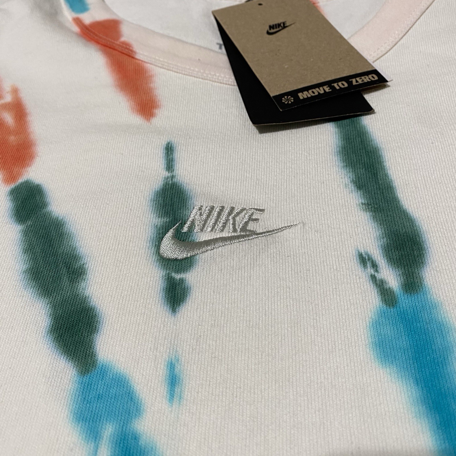 Nike Premium Essentials Max 90 T Shirt Mens 2XL XXL White Orange Loose Fit NEW