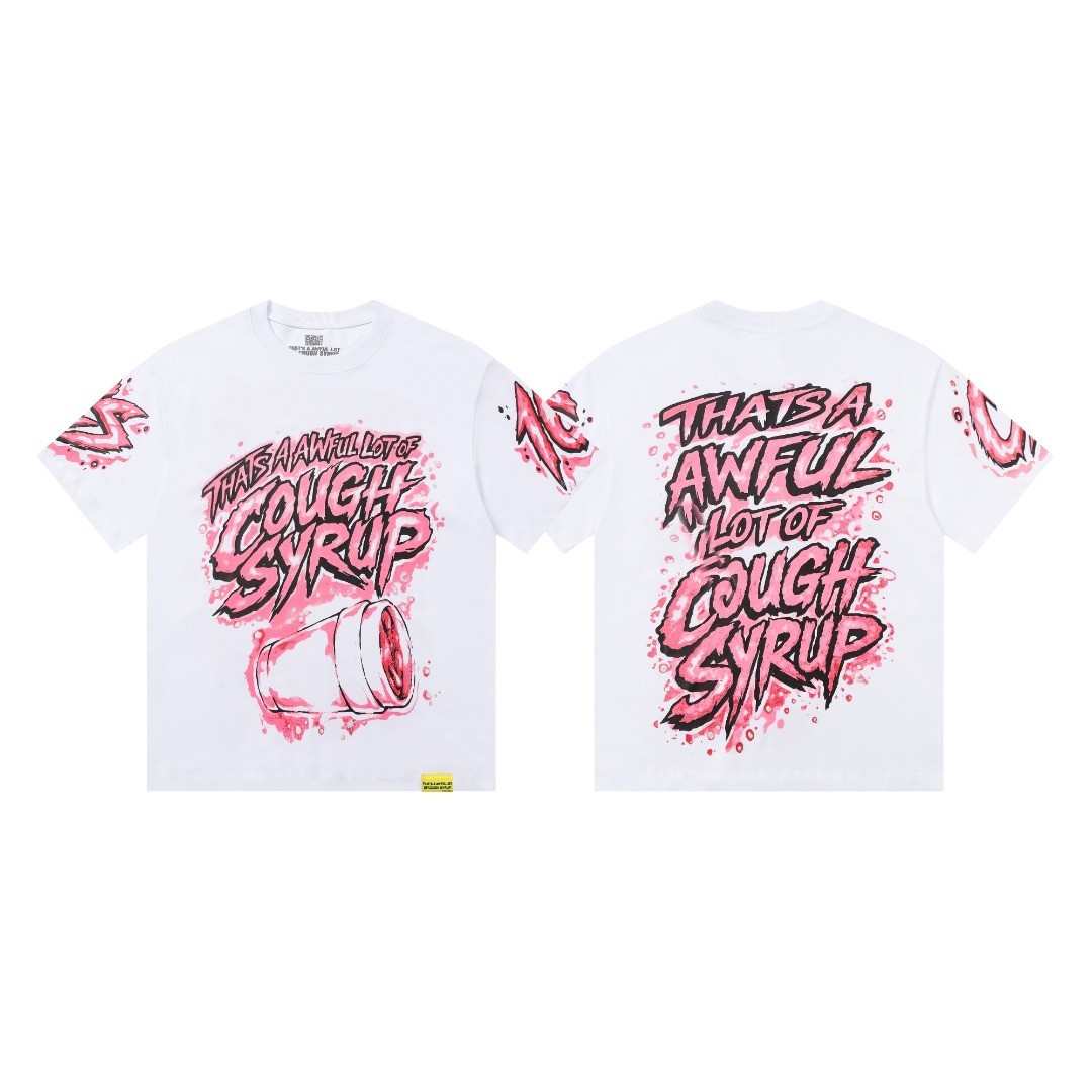 THAT’S A AWFUL LOT OF COUGH SYRUP Tshirt White & Black S-M-L-XL