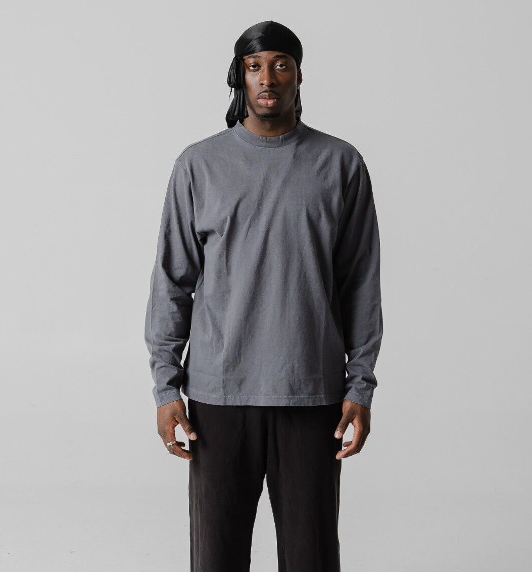 Yeezy Gap Long Sleeve T-Shirt Dark Gray Unreleased Season YZY ALL SIZES