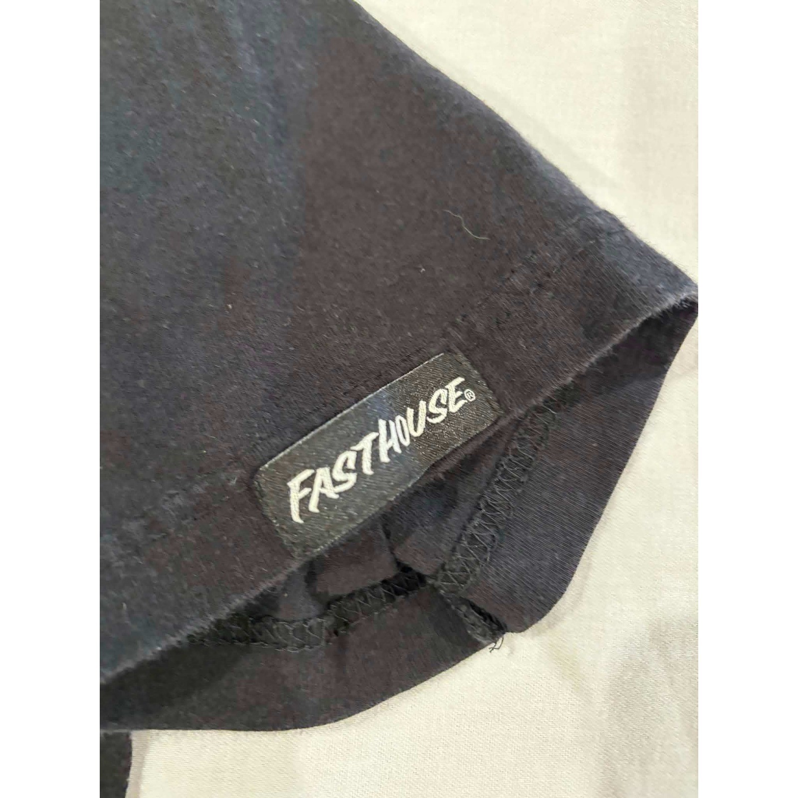 Fasthouse Mens When Rules Were Few Graphic T-Shirt Black Cotton Medium