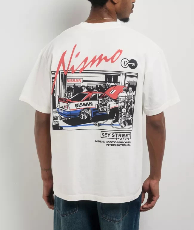 Key Street NISMO Style Pit Crew Graphic Tee JDM Racing Shirt
