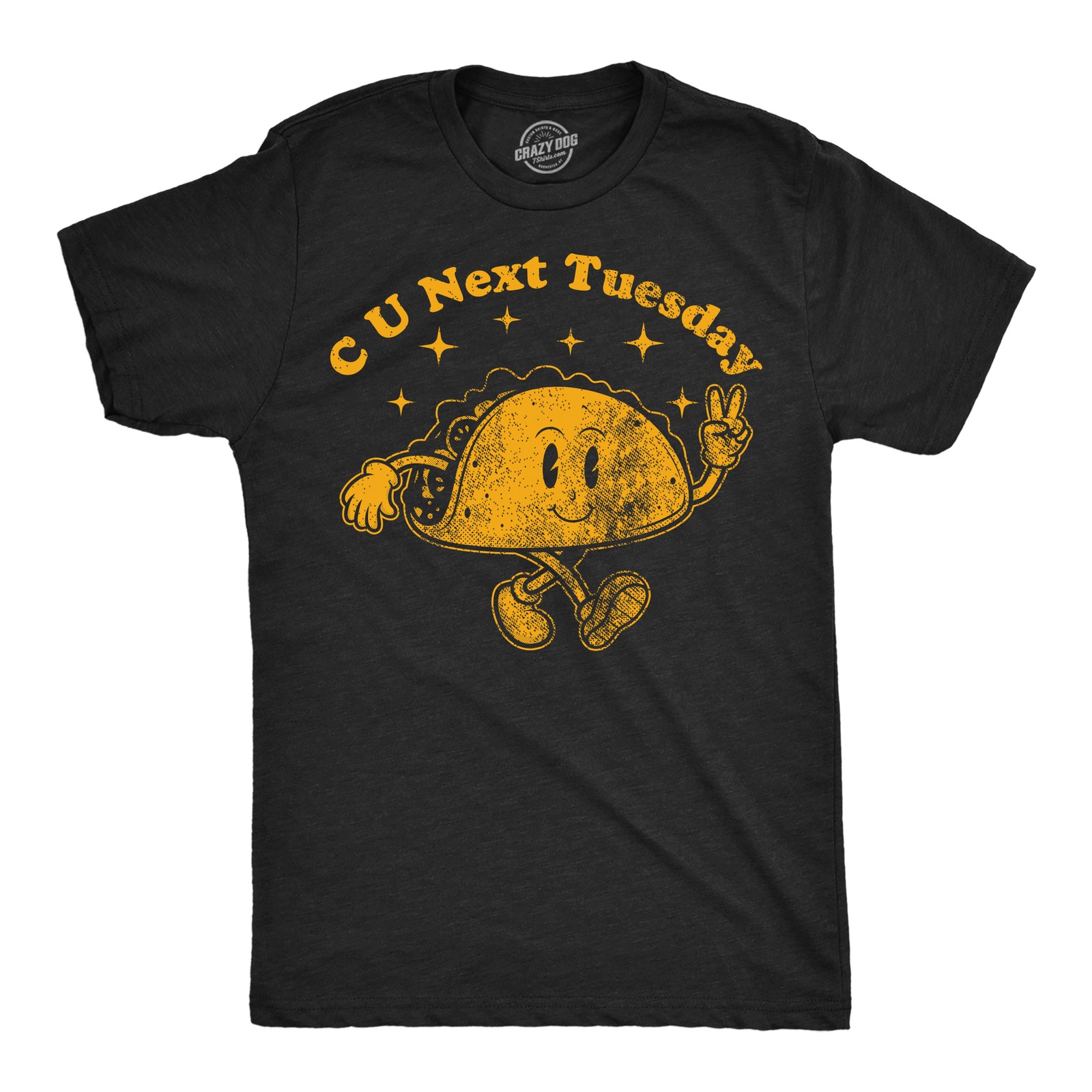 Mens Funny T Shirts C U Next Tuesday Sarcastic Adult Graphic Tee for Men