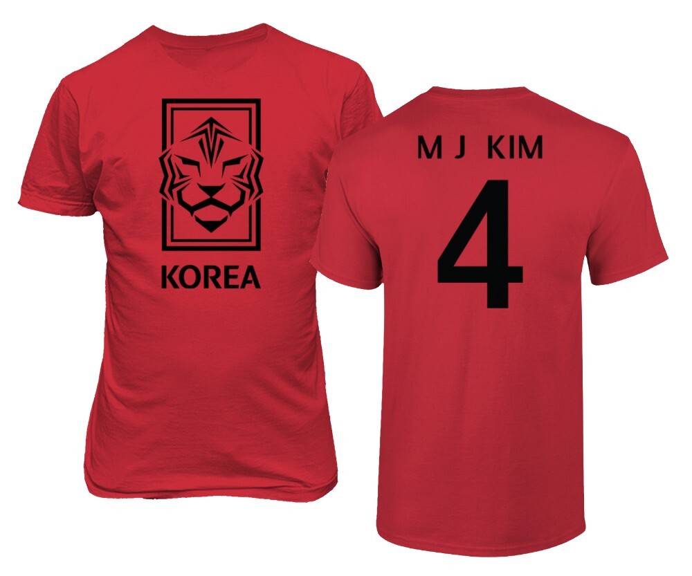 South Korea Soccer #4 Min-Jae Kim World Football Fans Adult and Youth T-Shirt