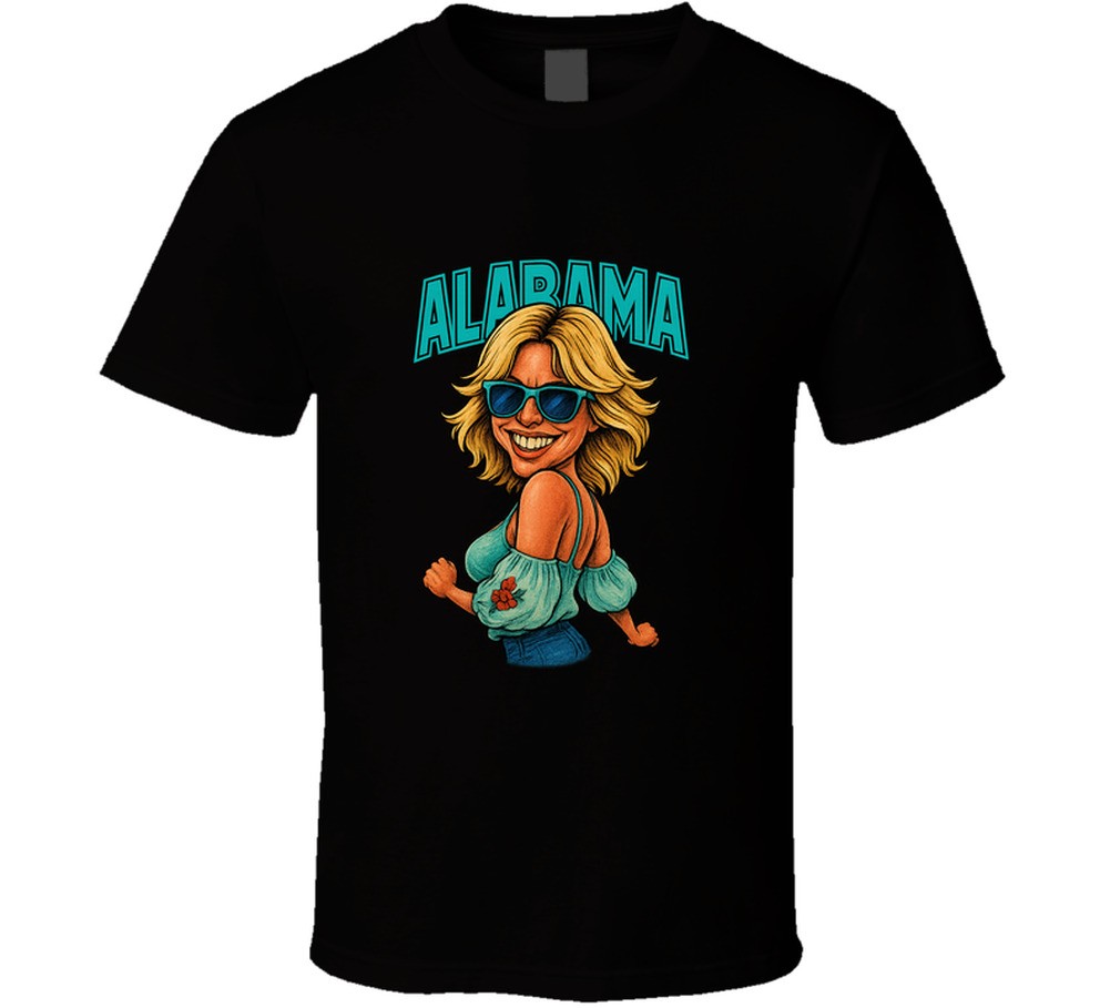 True Romance Alabama Whitman Retro Caricature Movie T Shirt