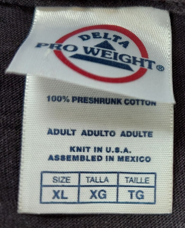 DELTA PRO WEIGHT Men’s GRAPHIC DIGITAL SKULL T SHIRT SIZE X LARGE BLACK