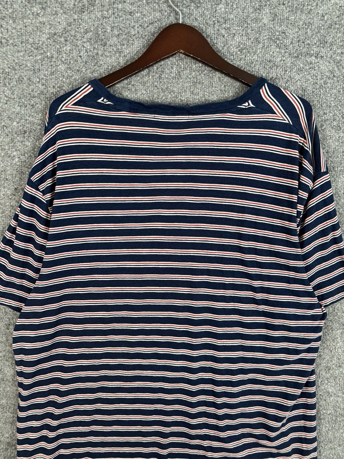 Polo Ralph Lauren Striped Pocket T Shirt Sz 2XL 90s Y2K Preppy Classic Vintage