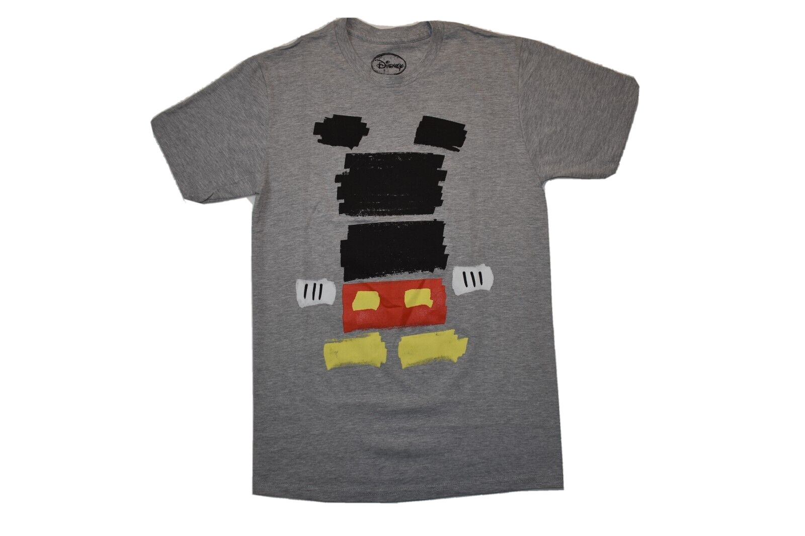 Disney Mickey Mouse Men’s Abstract Painted Mickey Gray Shirt New 2XL