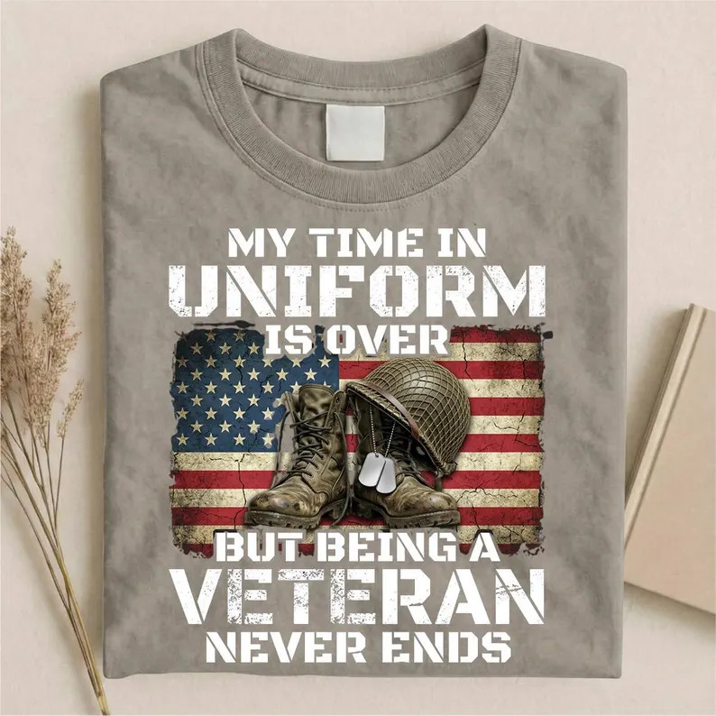 My Time In Uniform Veteran Comfort Tee