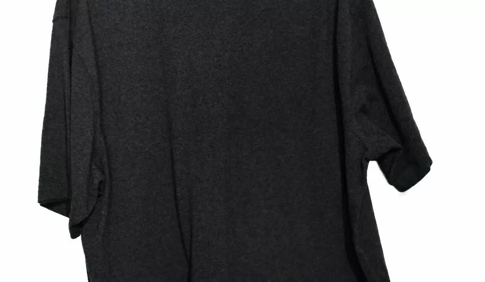 Carhartt Mens Black T-Shirt Solid Cotton Short Sleeve Round Neck Pocket Size XL