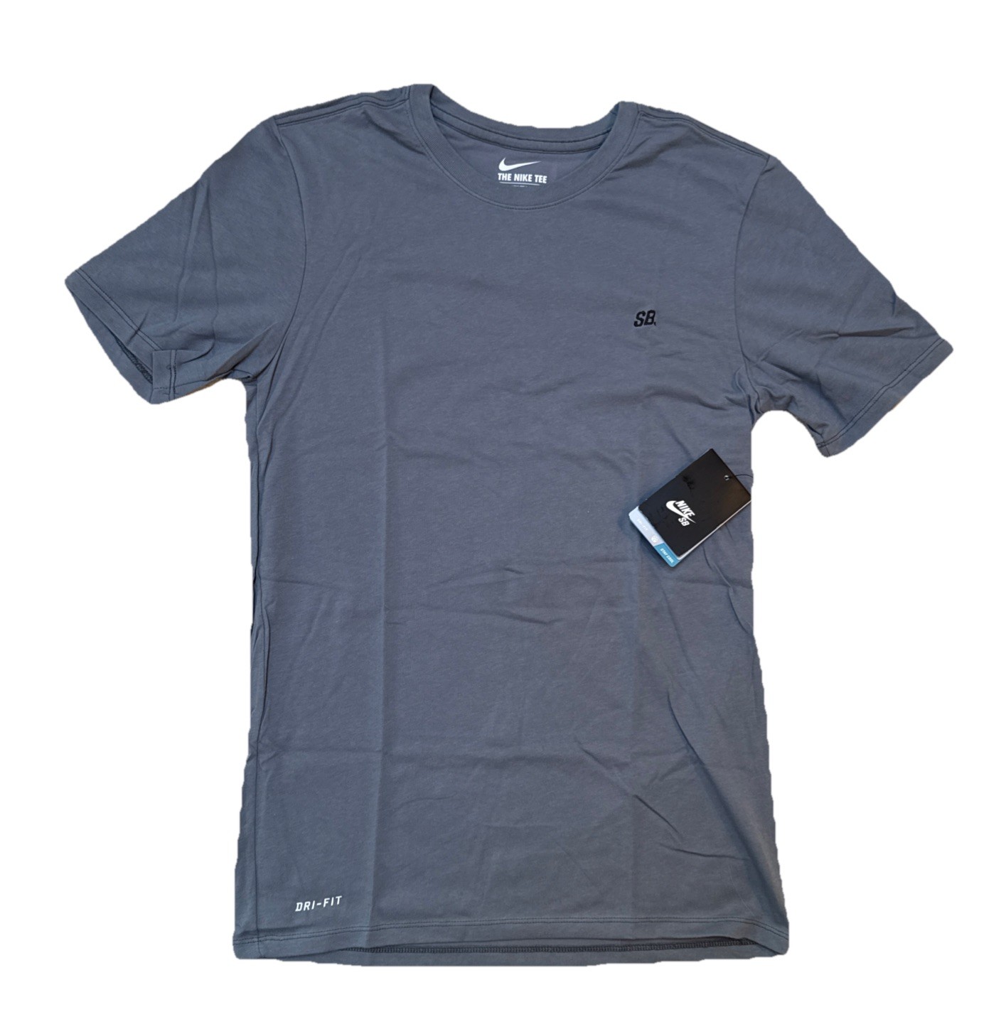 Nike SB Dot Mens Tee Shirt – Cool Grey/Black STYLE# 806054