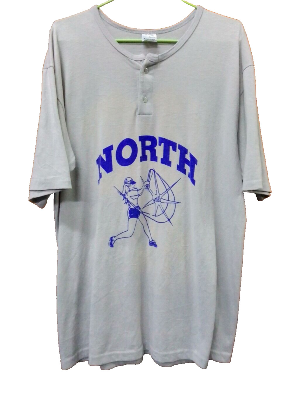 Augusta Sportswear : NORTH STARS #10, Men’s t-shirt/Cotton (1 pc./L/Light Gray)