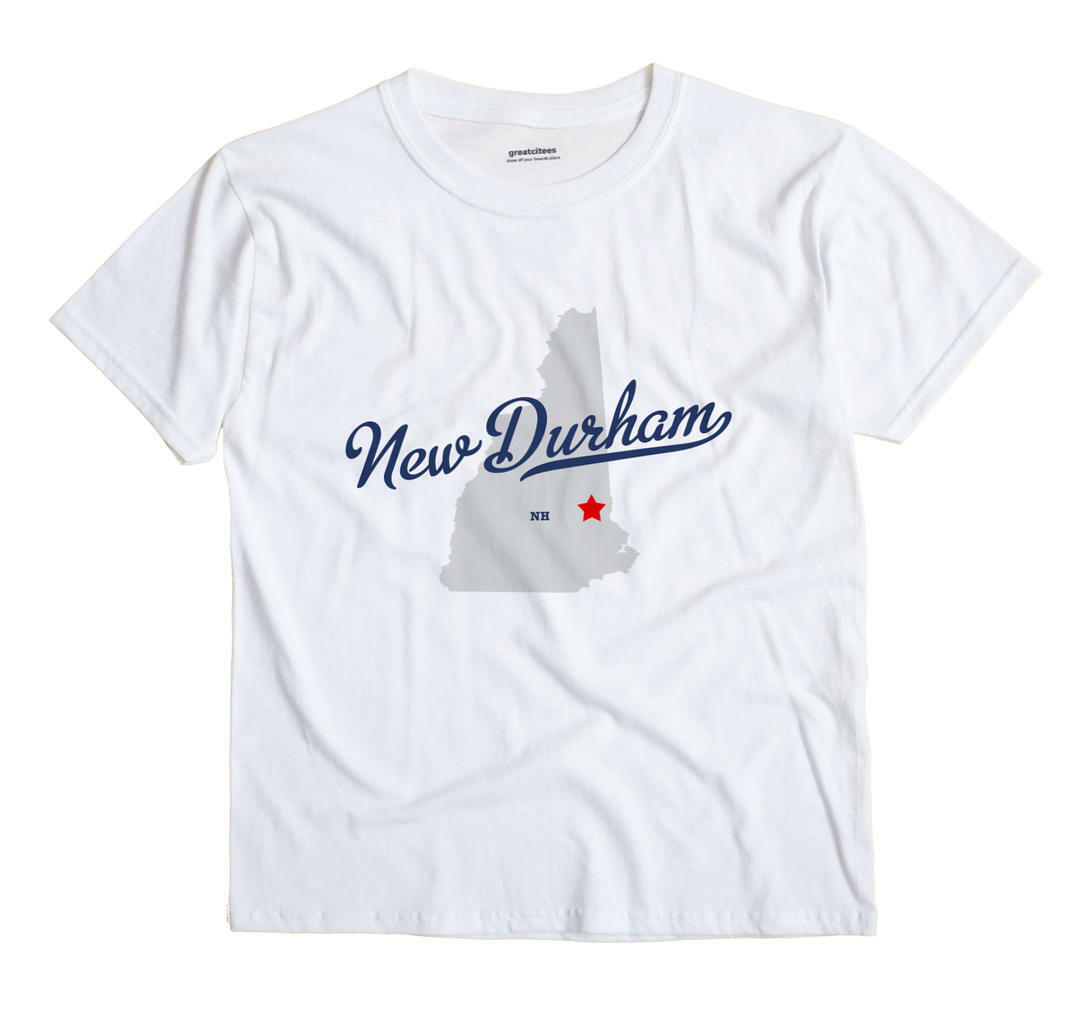 New Durham New Hampshire NH T-Shirt MAP