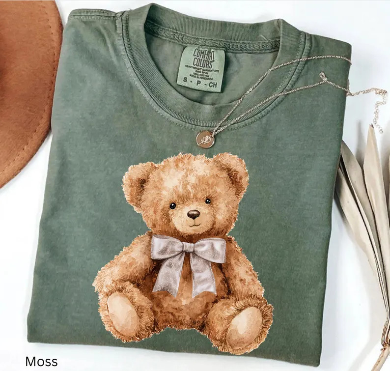 Teddy Bear Comfort Tee Cute Animal Lover Gift Shirt