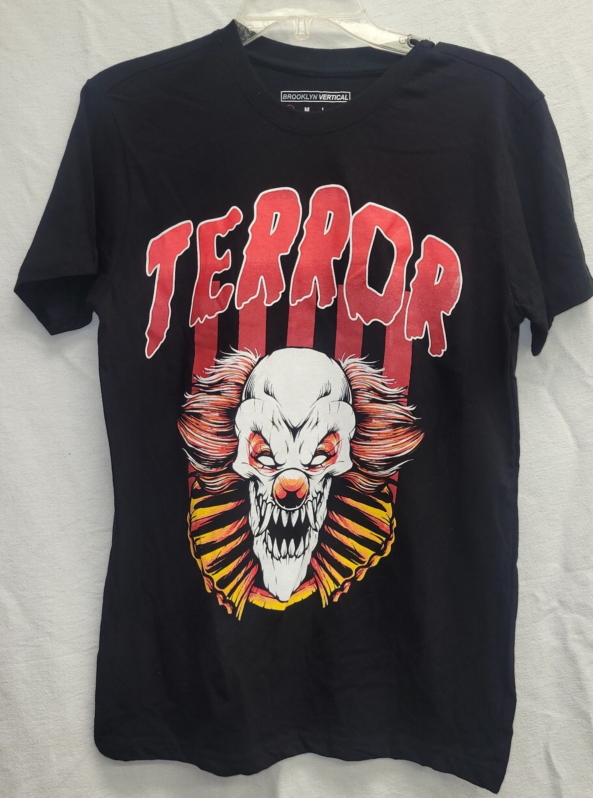 Brooklyn Vertical Unisex Terror T Shirt Black Small