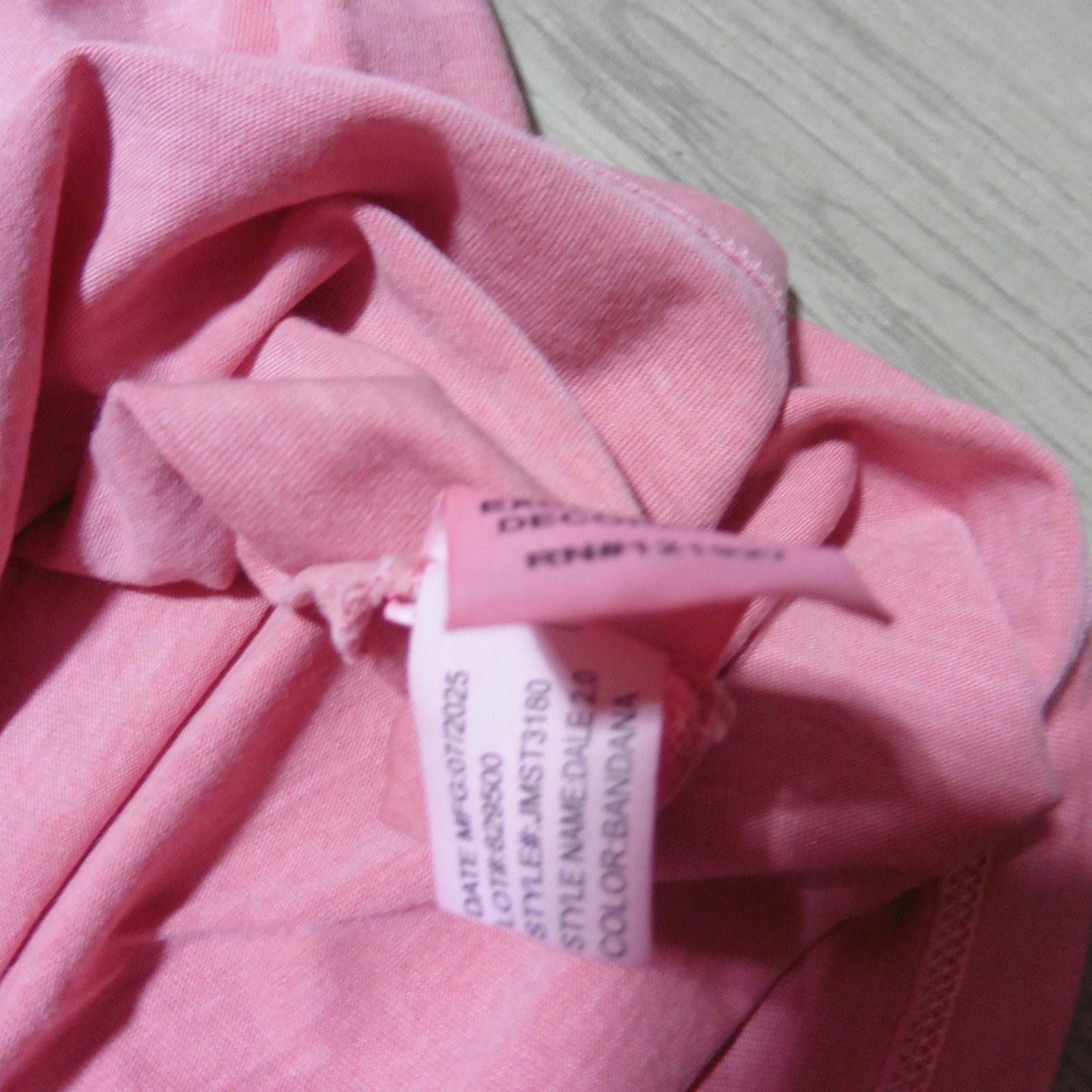 JOHNNIE-O Mens 3XL XXXL T SHIRT DALE 2.0 BANDANA PINK RED SHORT SLEEVE GOLF TEE