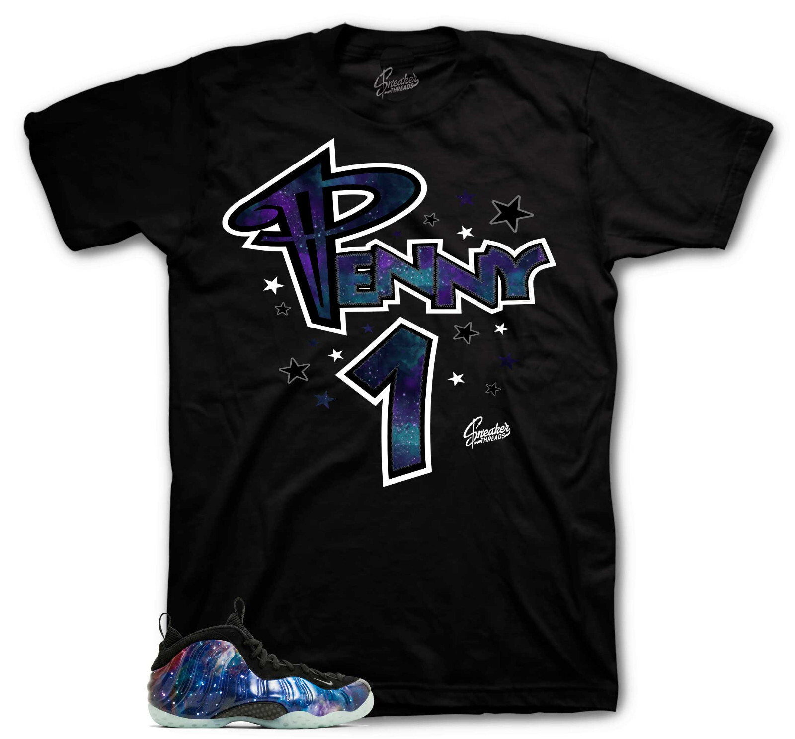 Shirt To Match Foamposite Galaxy Shoes Tee – The one Tee
