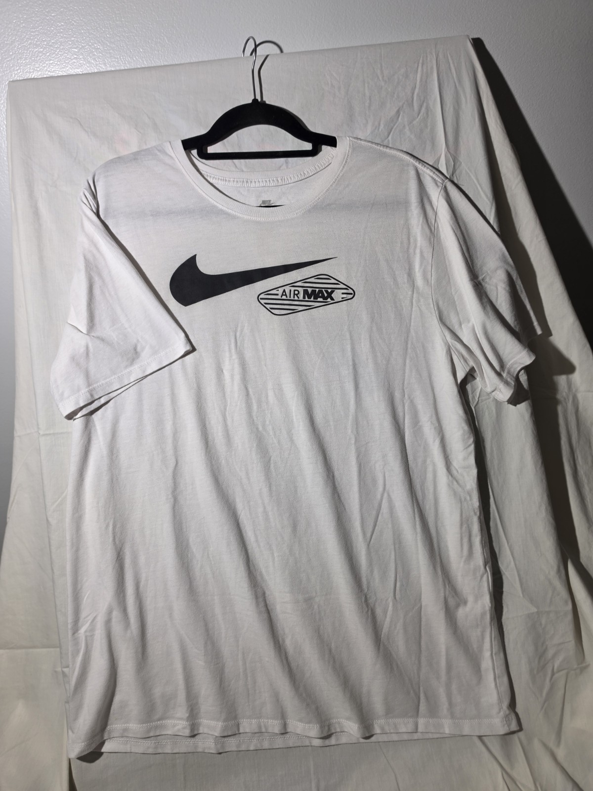​Nike Air Max 90 The Nike Tee Shirt Mens XL White Tri-Blend Graphic Swoosh