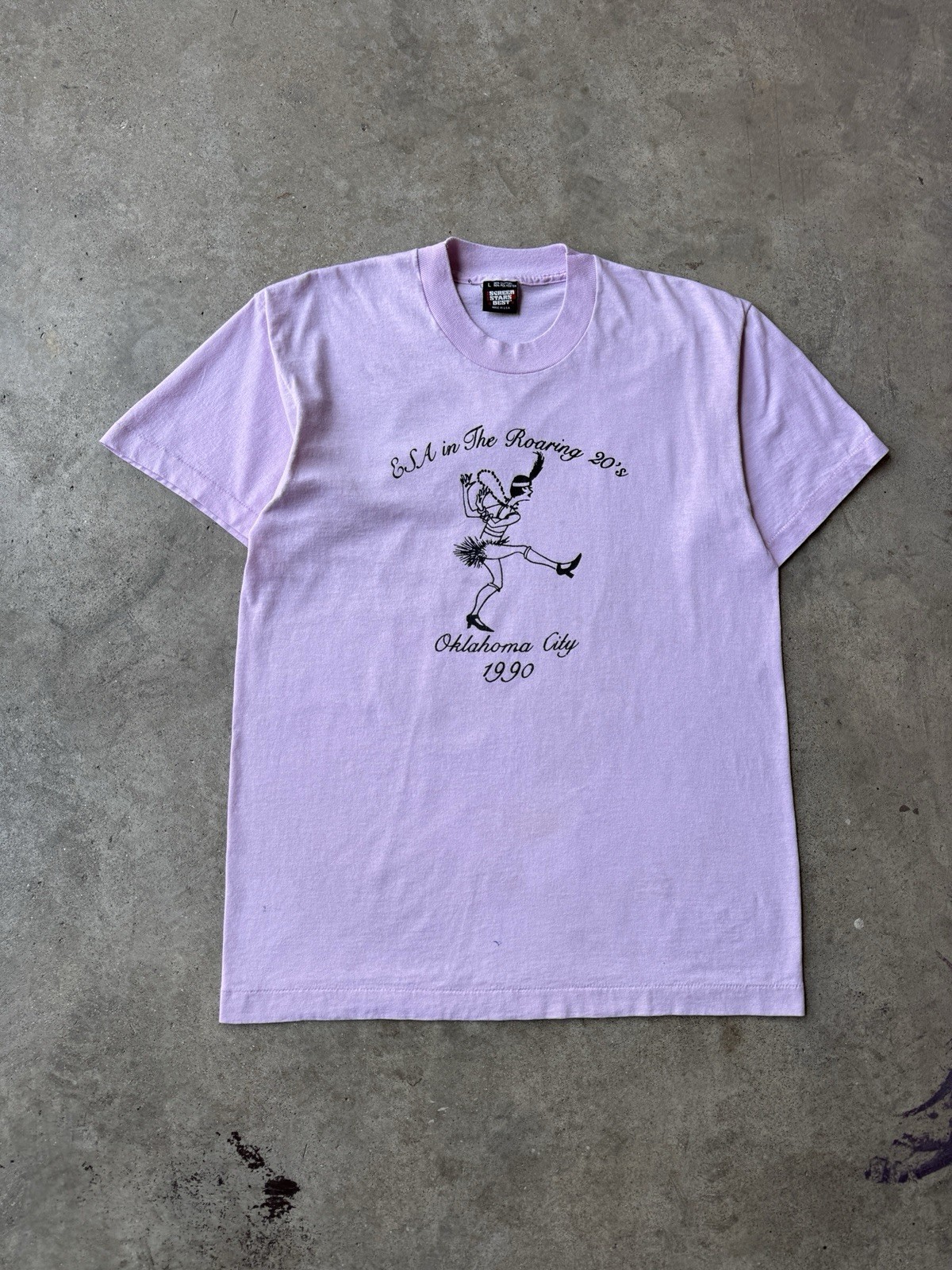 VTG 90s Ecological Society of America (ESA) In the Roaring 20’s Pink T-Shirt (L)