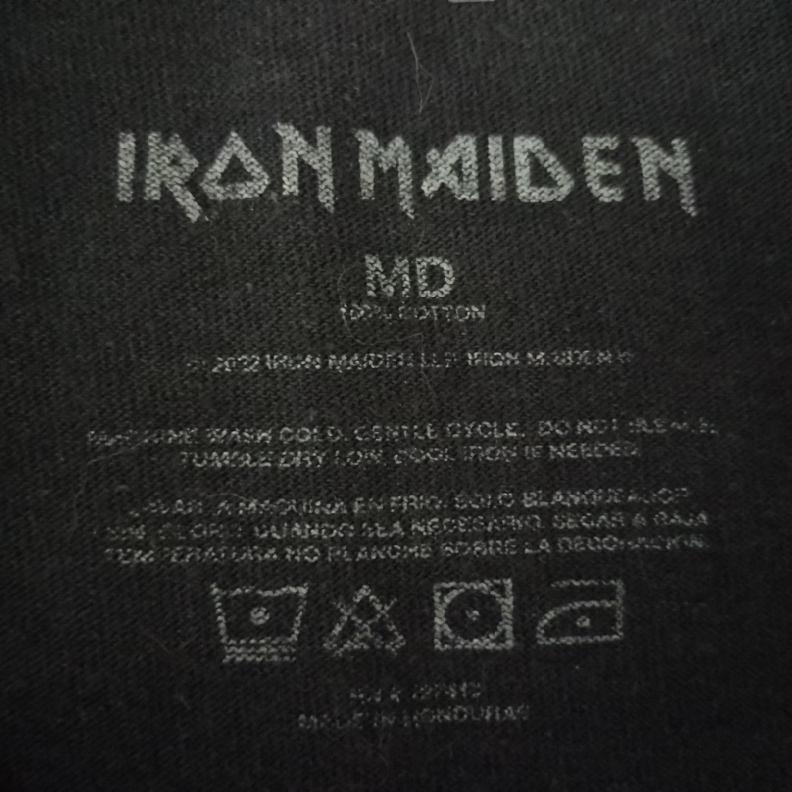 Iron Maiden Number Of The Beast Men’s Medium T Shirt Black British Heavy Metal