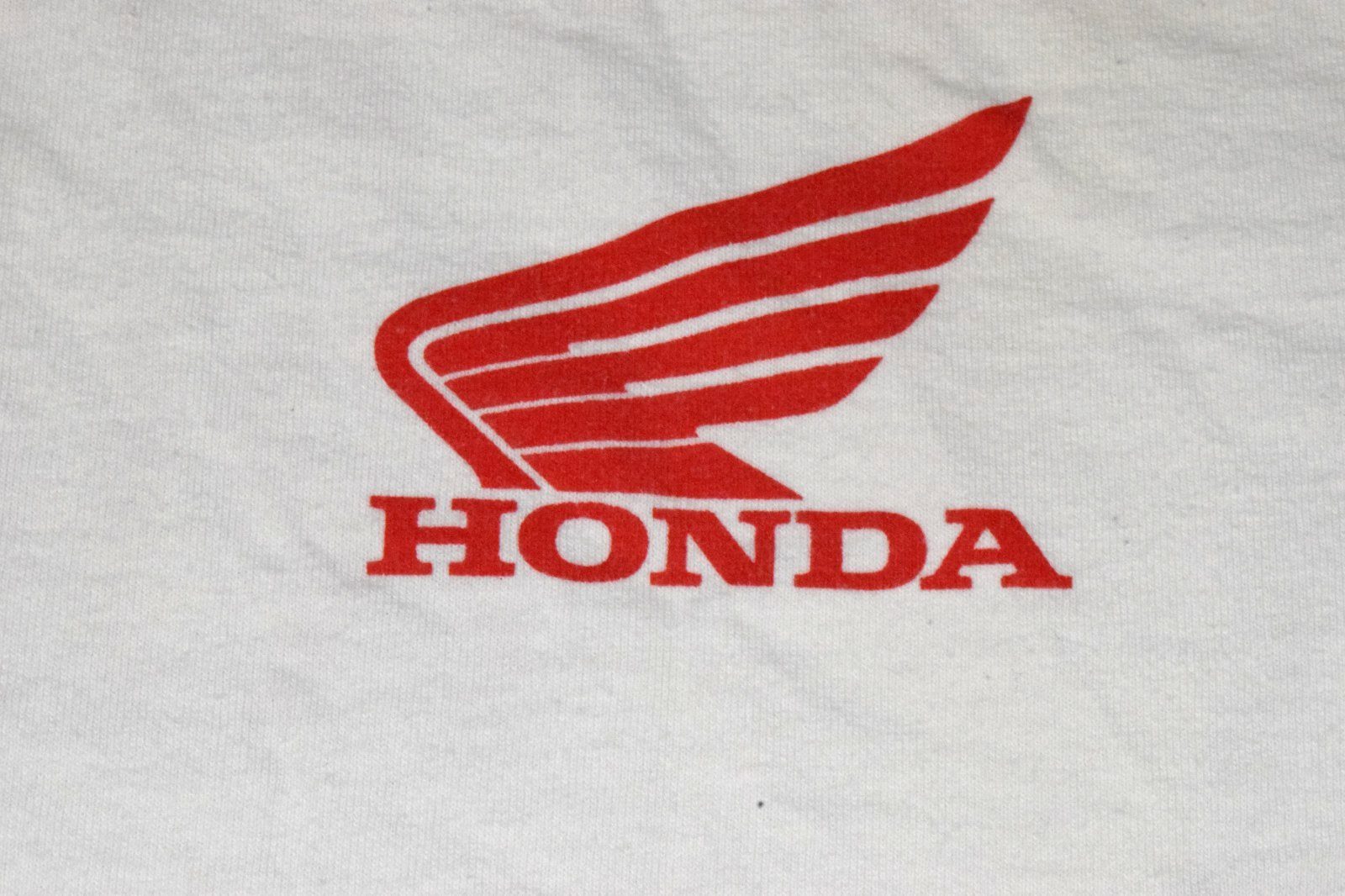 Vintage T-Shirt Gildan Size M Honda I Wanna Ride Slogan White Cotton 2012