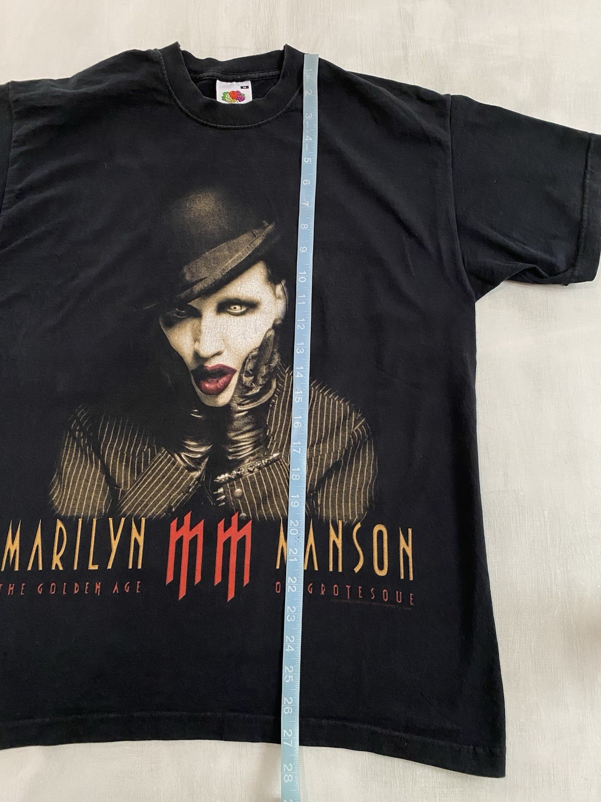 2003 Marilyn Manson Golden Age Of The Grotesque Tour Vintage T-Shirt | Size M