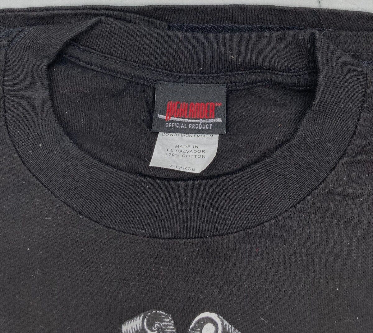 Vintage 1996 Official Highlander TV Show Promo T-Shirt XL VTG USA Methos NEW