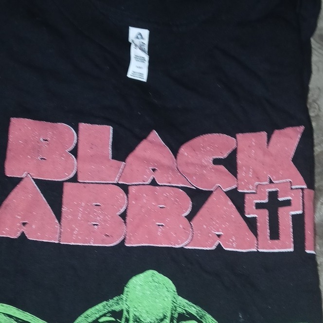 Alstyle Heavyweight Black Sabbath Graphic Tee Men’s S CH P Cotton Crew Neck