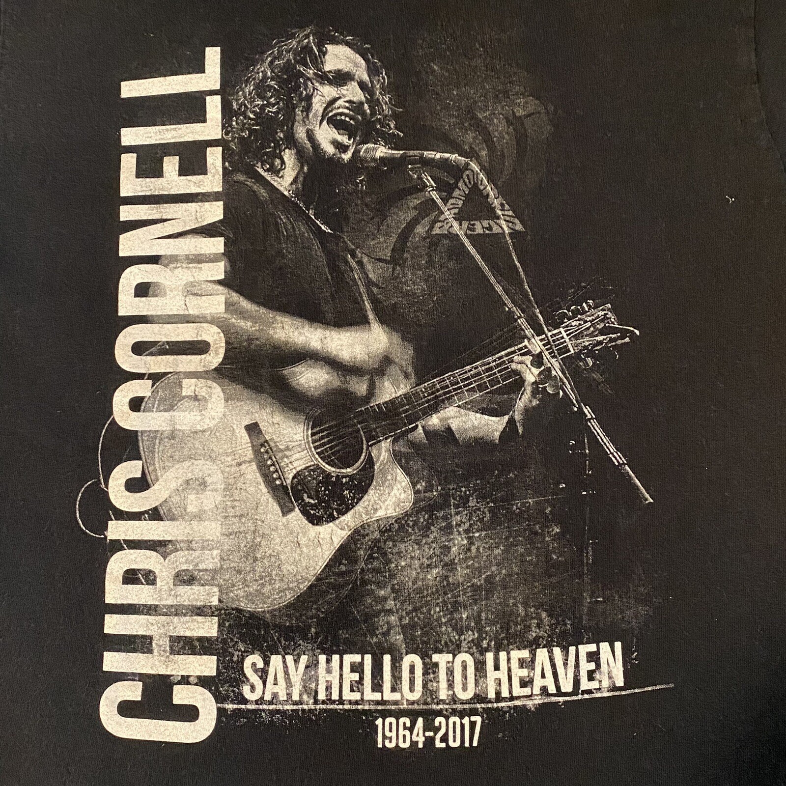 CHRIS CORNELL Say Hello to Heaven Grunge Black Unisex S-234XL C207