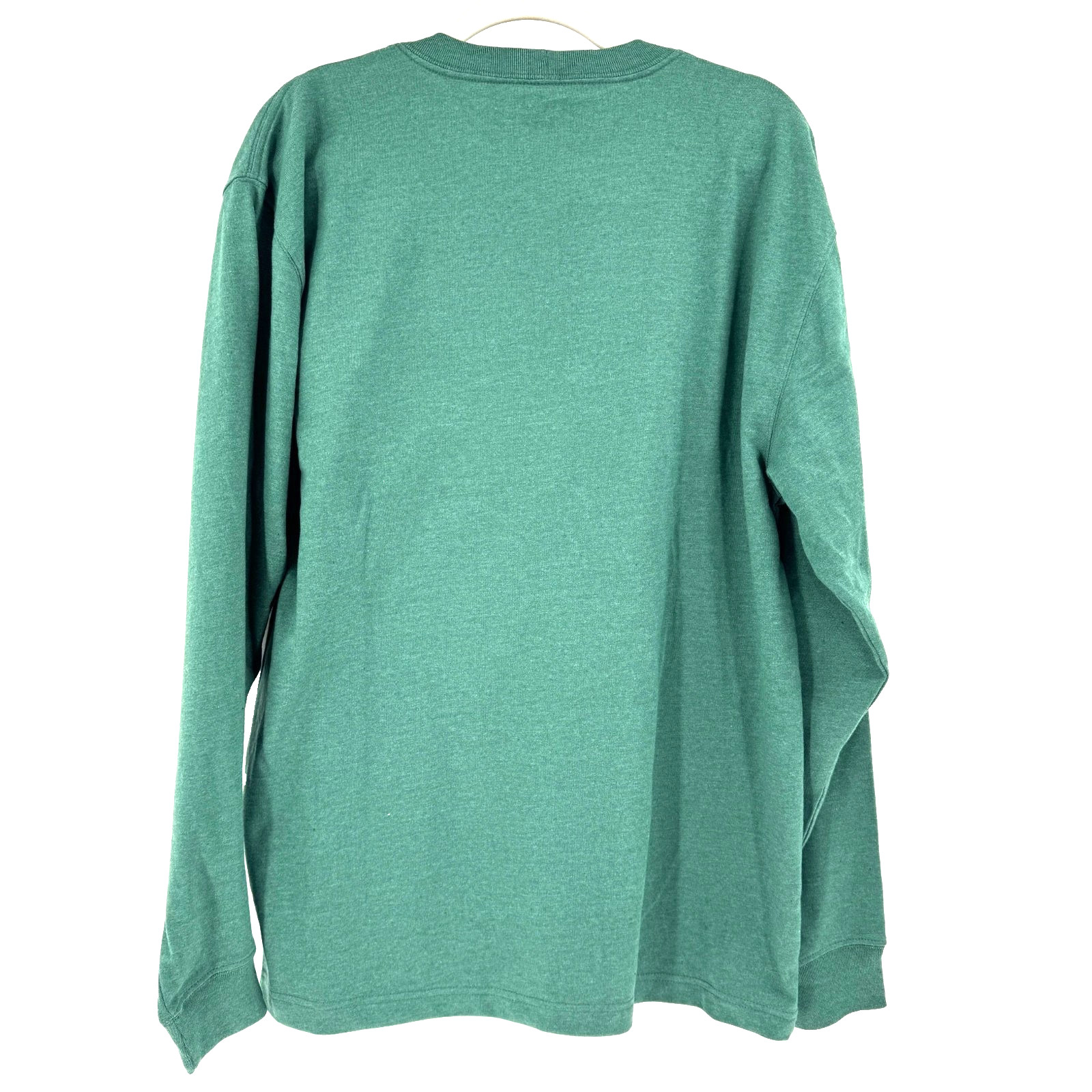 Carhartt K126 Men’s Loose Fit Heavyweight Logo Pocket T-Shirt Med Green Work NEW