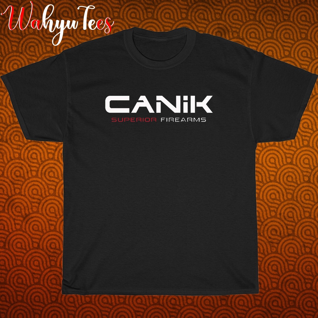 New CANIK Superior Firearms Logo Black/Grey/Navy/White Size S-5XL Unisex T-Shirt