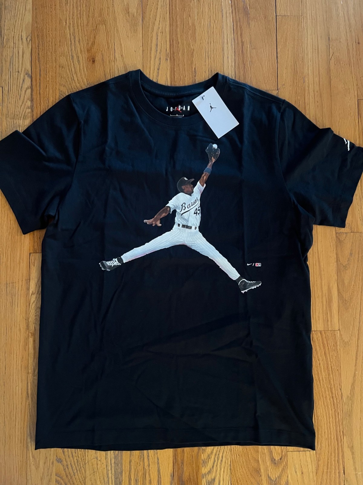 New Nike Jordan Birmingham Barons Jumpman Tee size Large FN5990-010