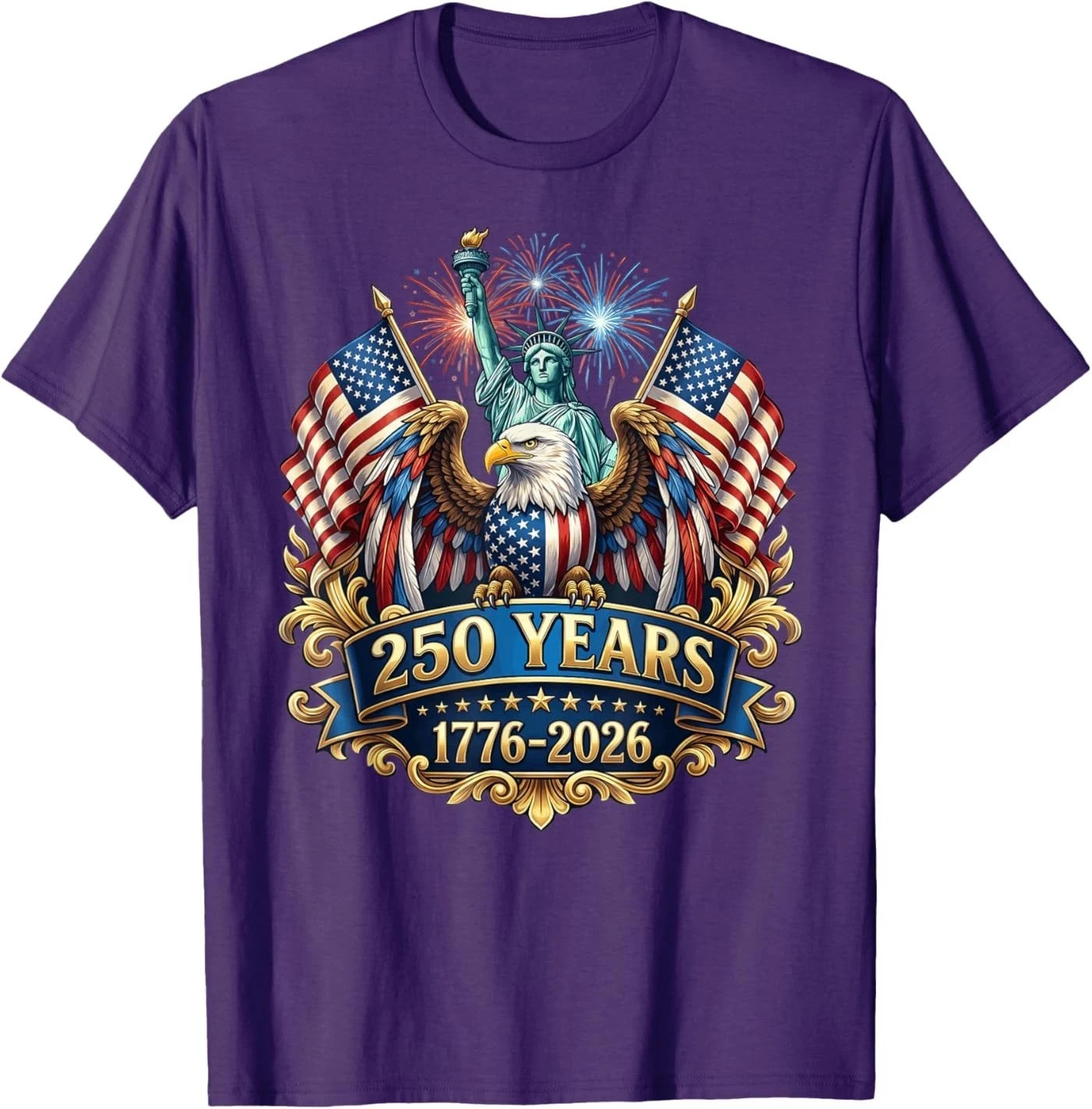 250th Anniversary USA 250 Year America Patriotic 4th of July T-Shirt