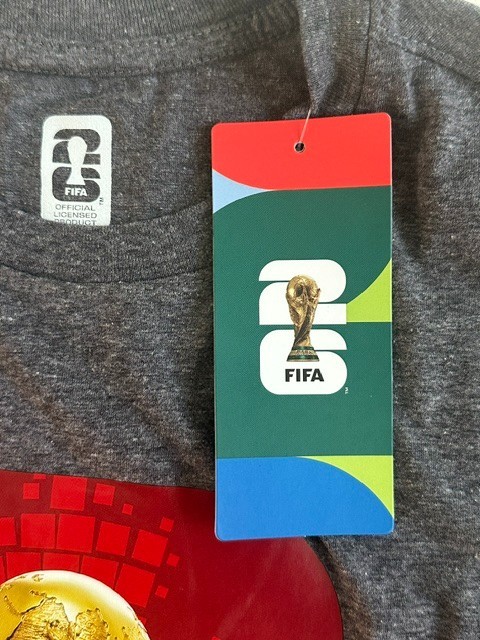 FIFA World Cup Official Licensed Outerstuff T-Shirt NWT Soccer Fan Tee SIZE M
