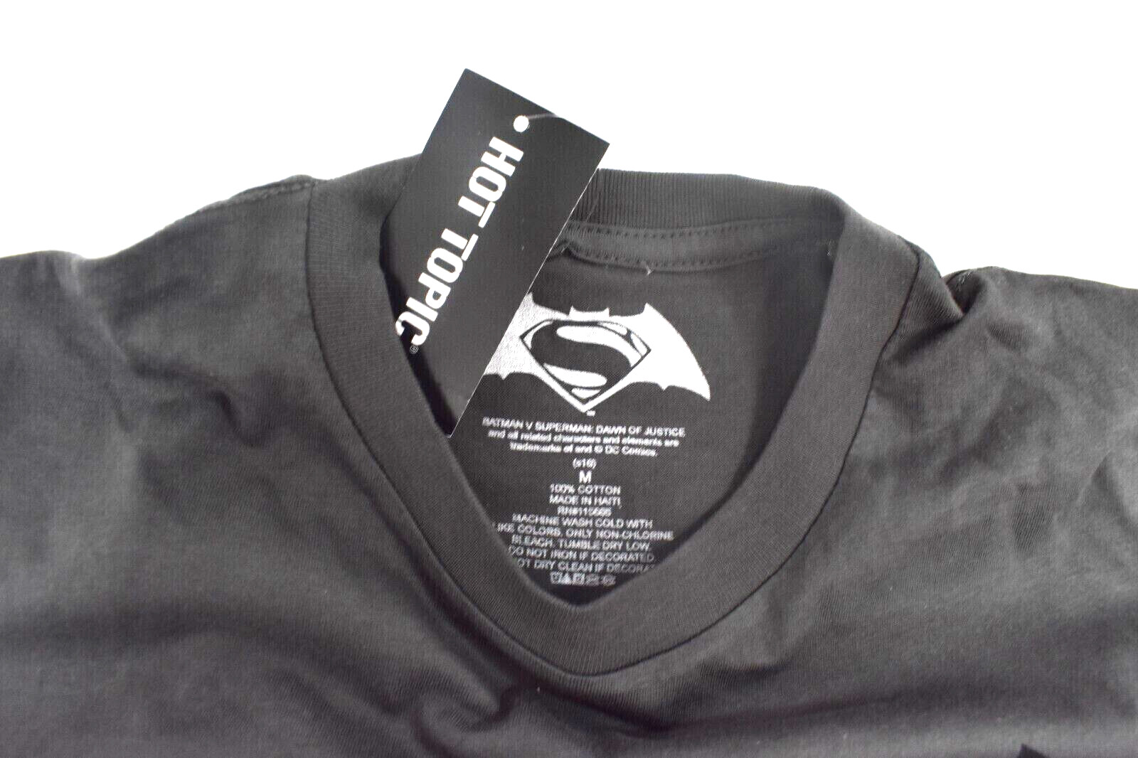 DC Comics Movie Mens Batman Dawn of Justice Bat Logo Shirt NWT S, M, L, XL