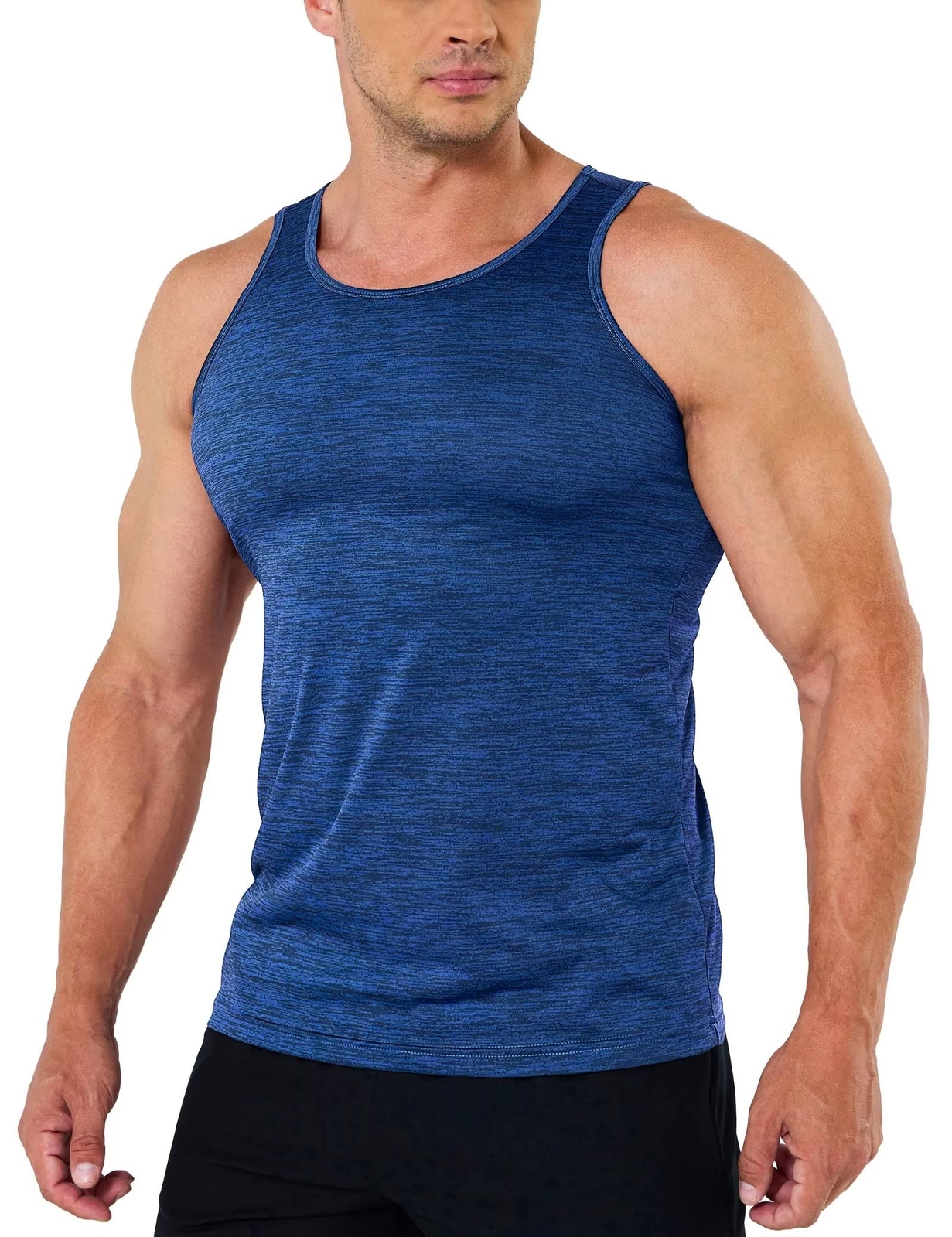 Men’s Tank Tops Sleeveless Gym Workout A-Shirt Quick Dry Muscle Shirt Summer Tee