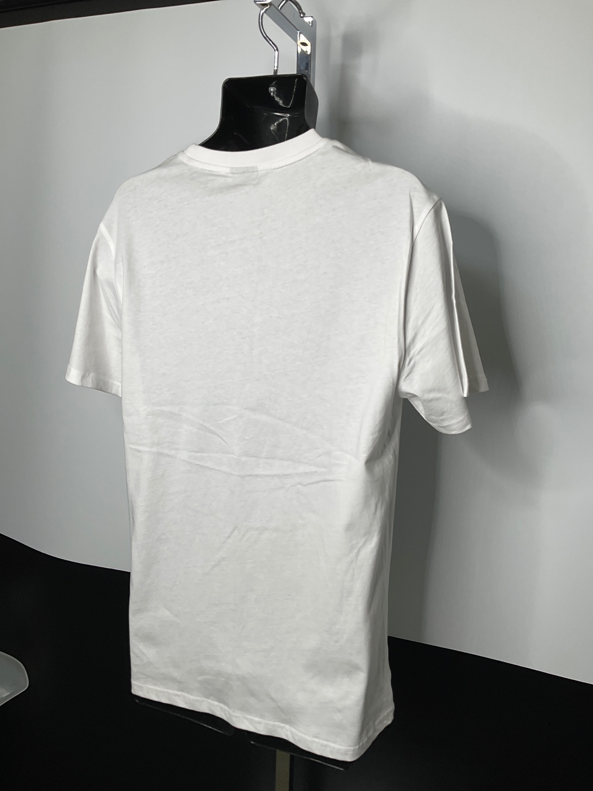 Switch Remarkable Mens Large White T-Shirt Flex Hard Holographic Money Bag Stree