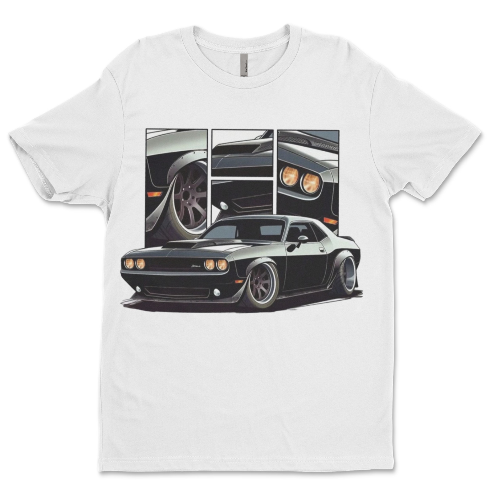 DTF Muscle car/ Custom Unisex Soft Style T-Shirts, Next Level- Cotton