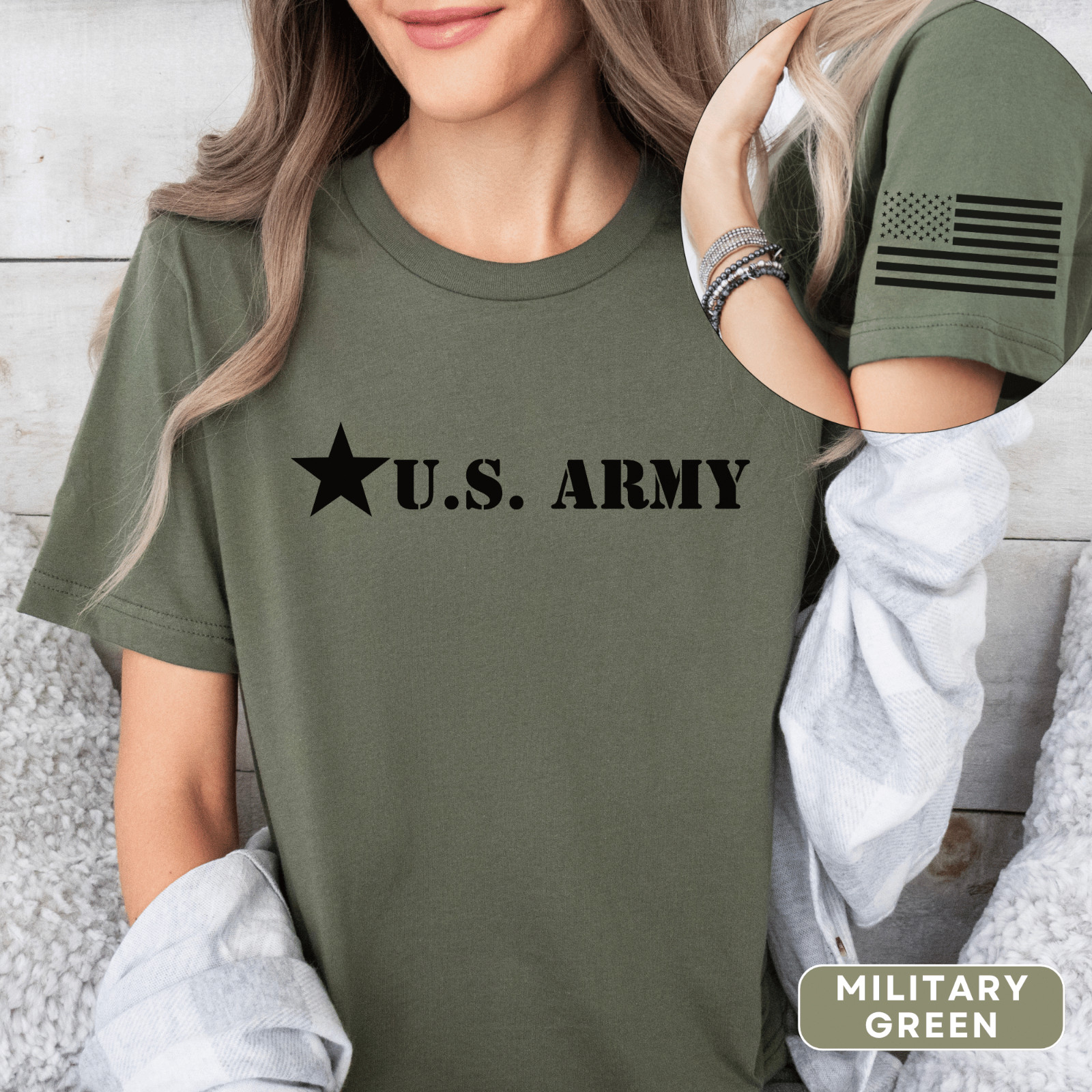 U.S. Army T-Shirt For Veterans, Army Families and Army Supporters
