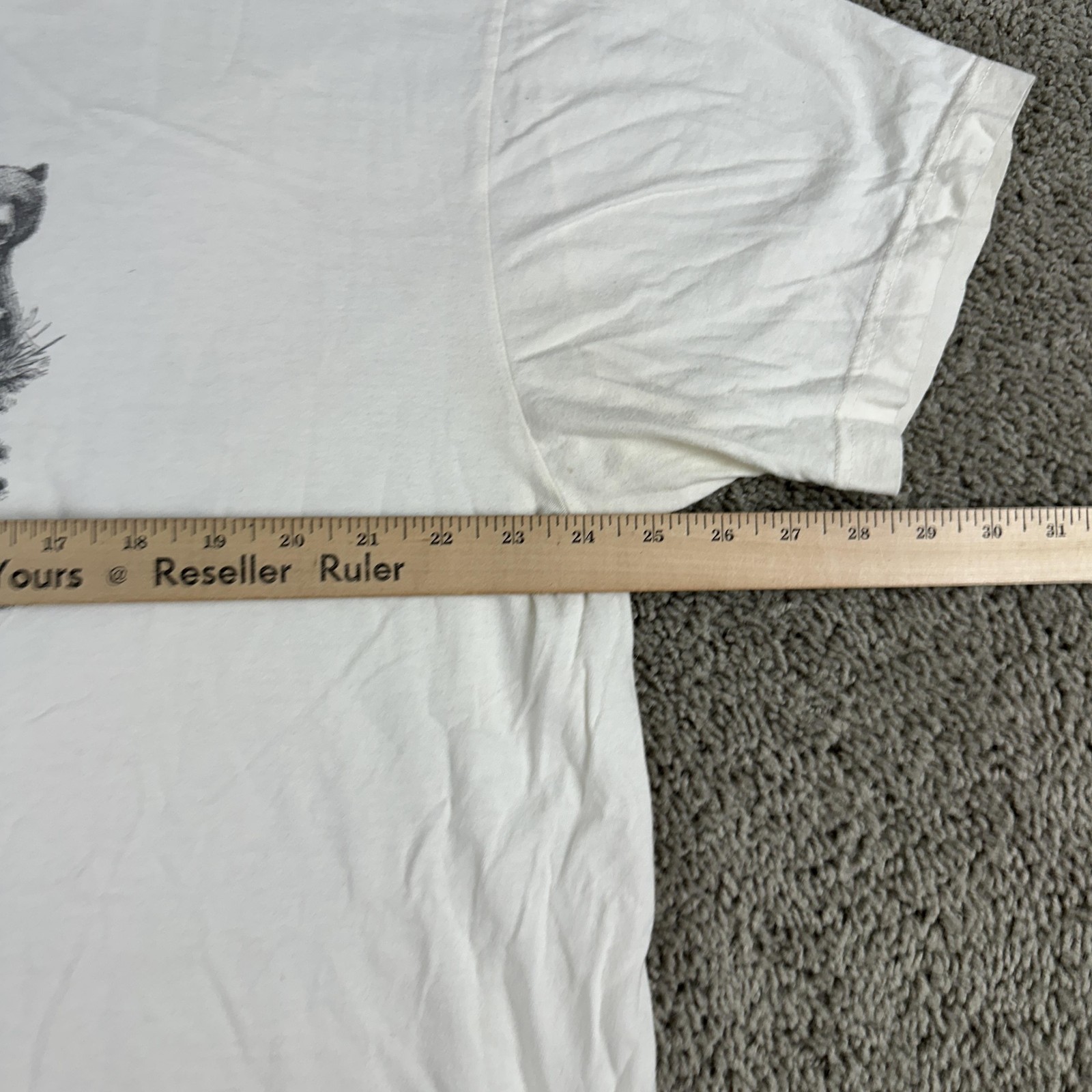 Vintage Yellowstone Institute Shirt Mens 2XL White Wildlife Graphic Made USA 00s